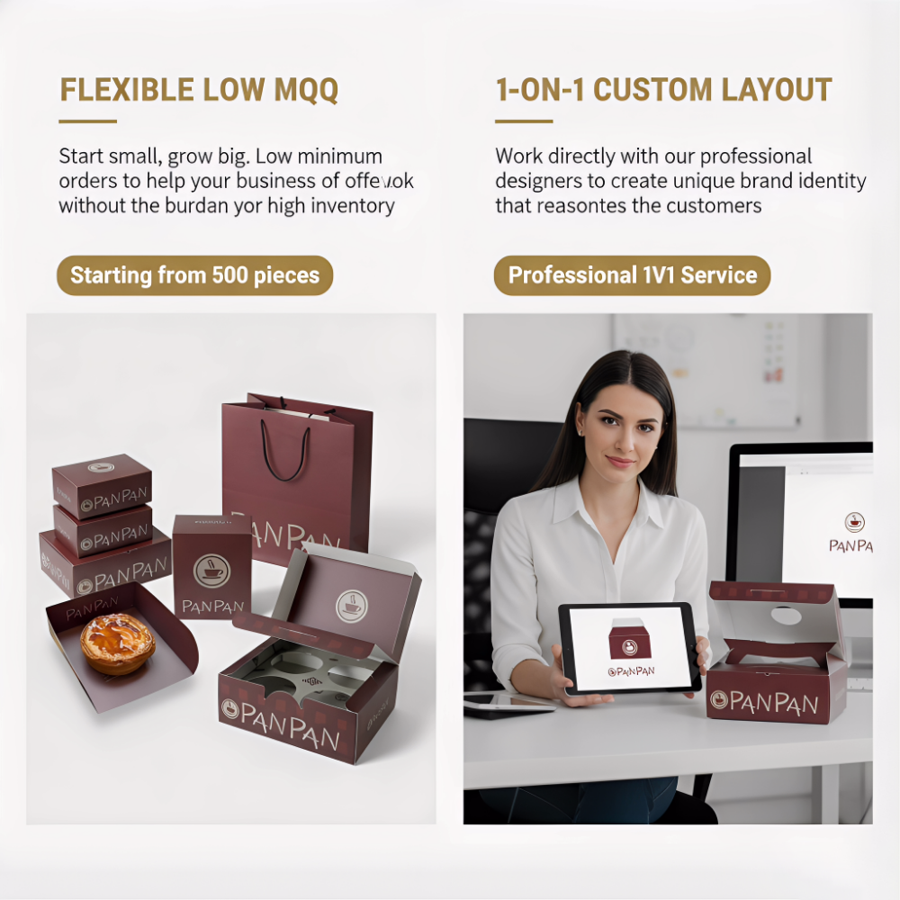 Custom Bakery Pastry Box and Takeaway Packaging Collection - image 2