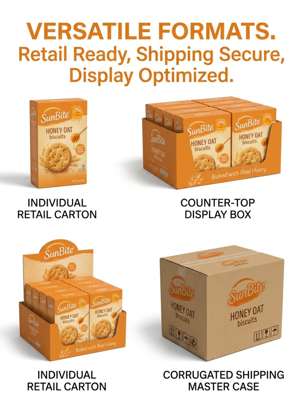 Custom Cookie Packaging and Retail Display Box Series