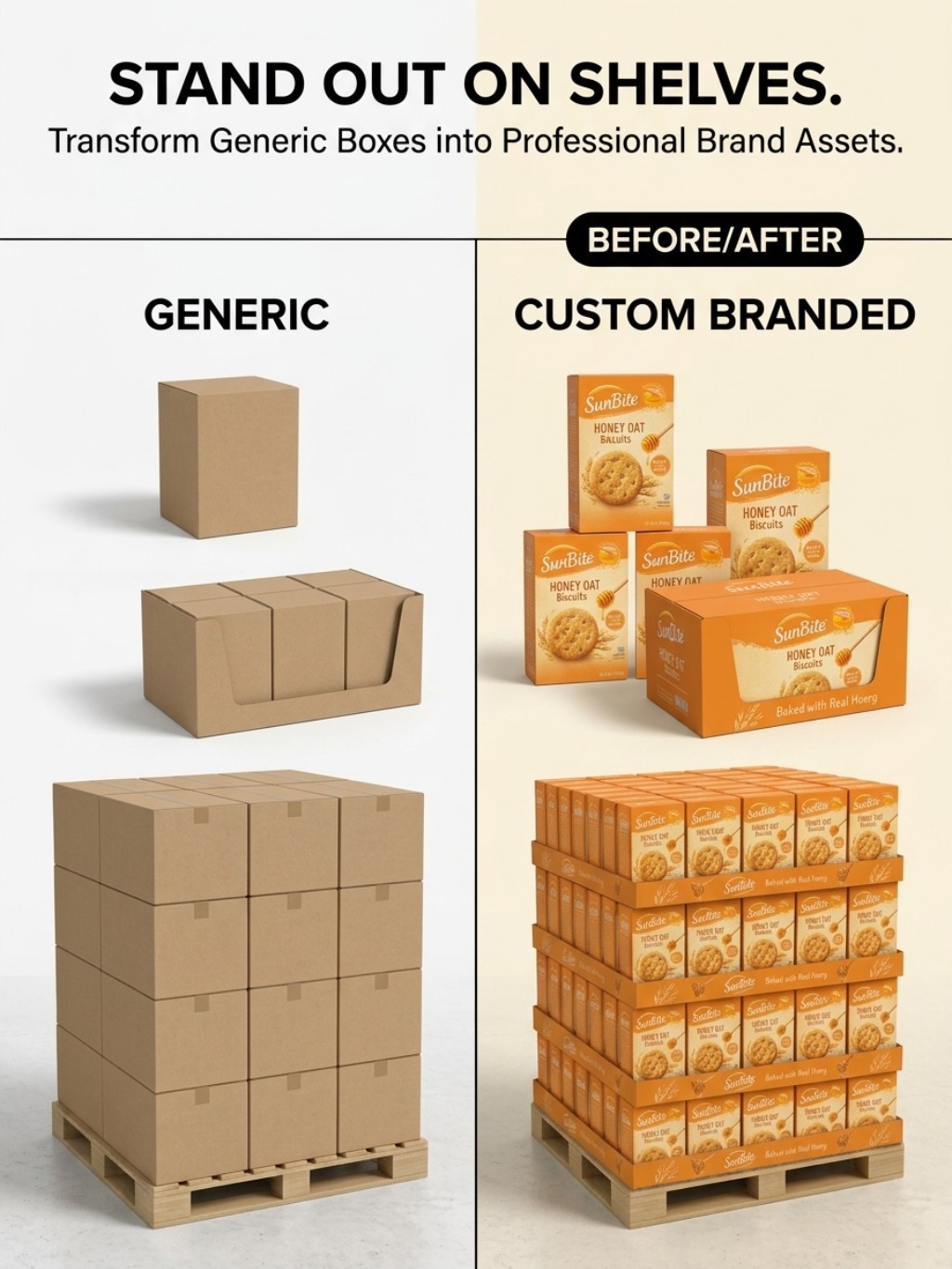 Custom Cookie Packaging and Retail Display Box Series