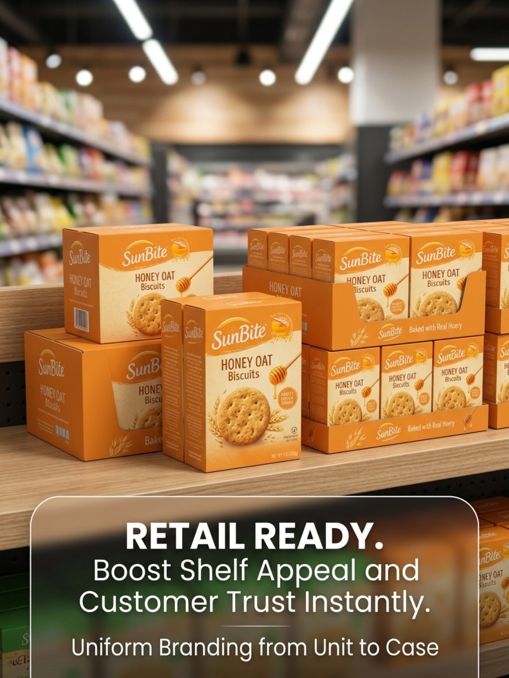 Custom Cookie Packaging and Retail Display Box Series