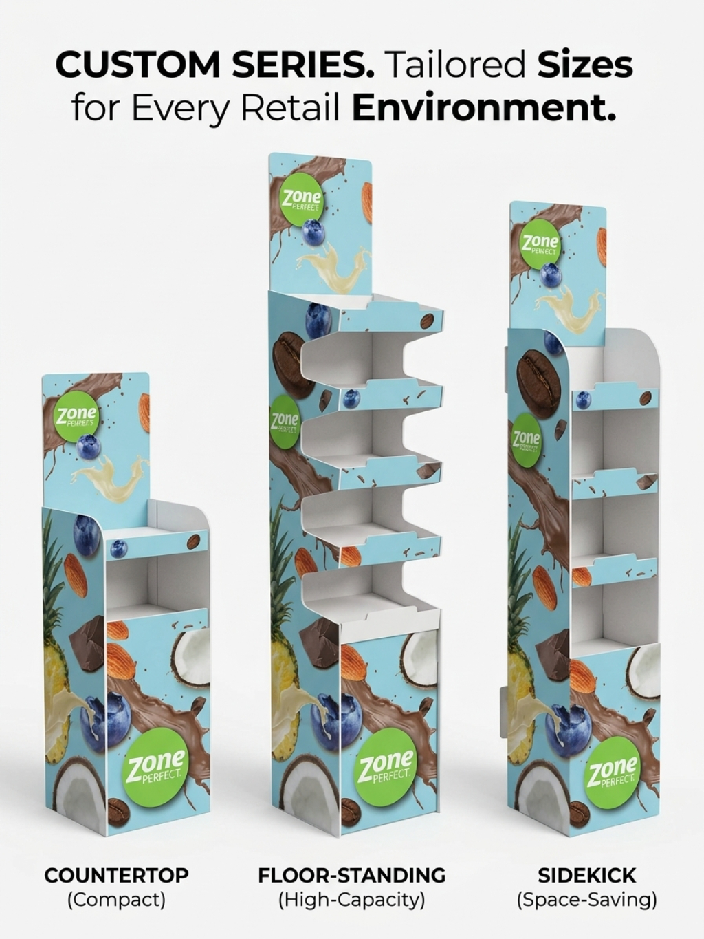 Custom 5-Tier Snack Display Stand