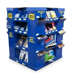 Custom Four-Sided Stationery Display Stand
