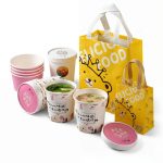 Custom Ice Cream Cup and Insulated Bakery Takeaway Bag Set - image 4