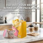 Custom Ice Cream Cup and Insulated Bakery Takeaway Bag Set - image 14