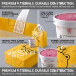 Custom Ice Cream Cup and Insulated Bakery Takeaway Bag Set - image 15