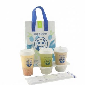 Custom Insulated Boba Drink Carrier Bag