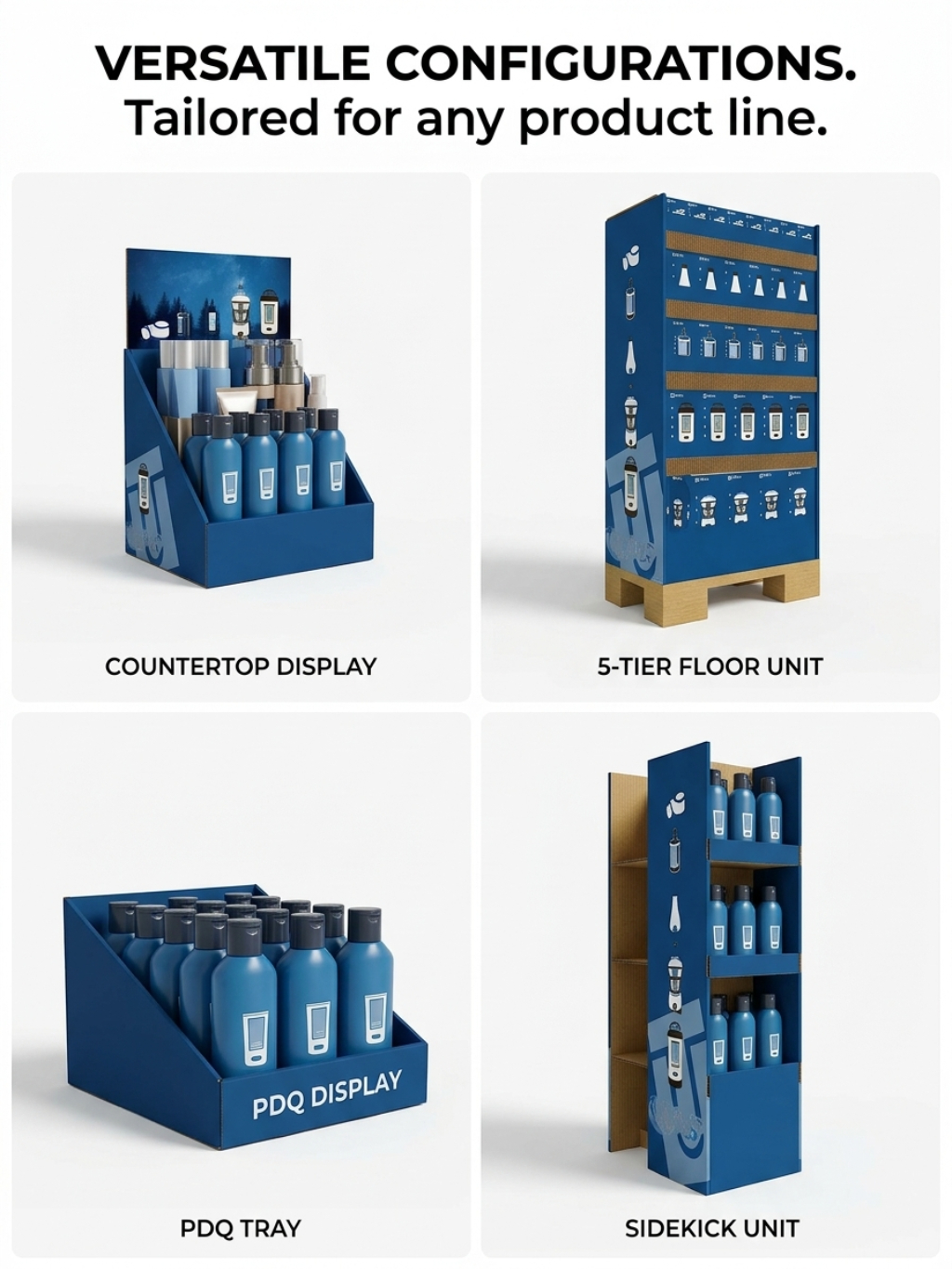 Custom Multi-Tier Retail Floor Display