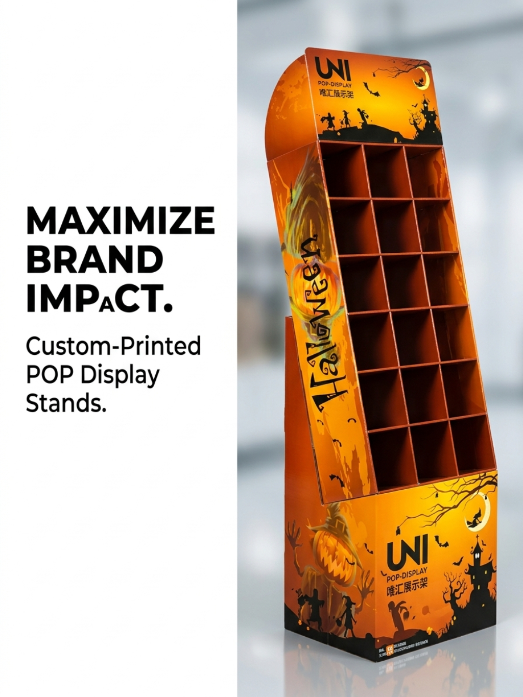 Custom Multi-Tier Corrugated Retail Display Stand