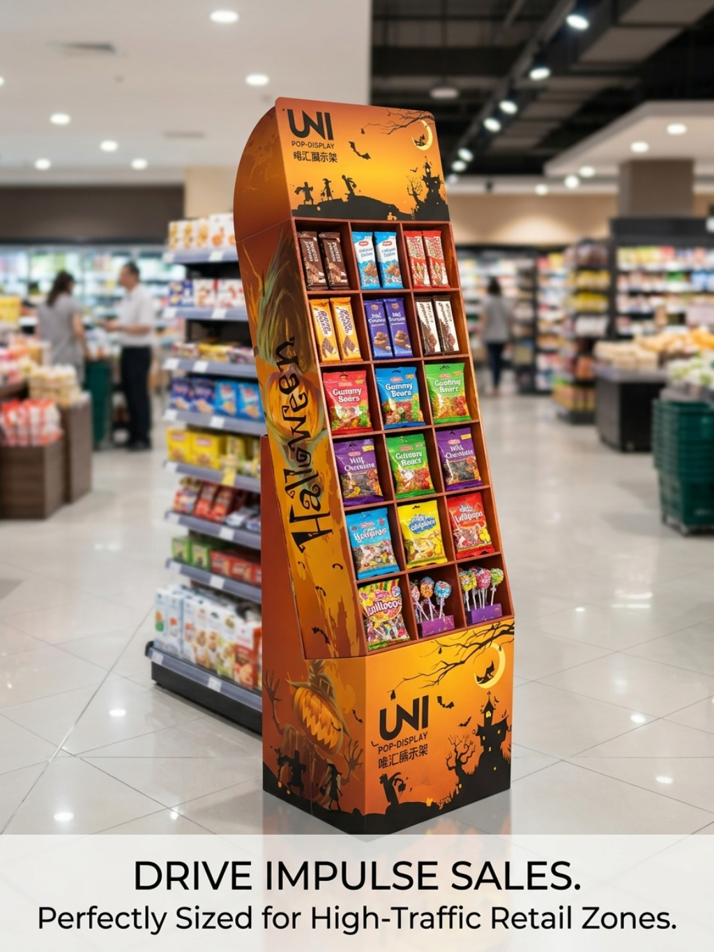Custom Multi-Tier Corrugated Retail Display Stand