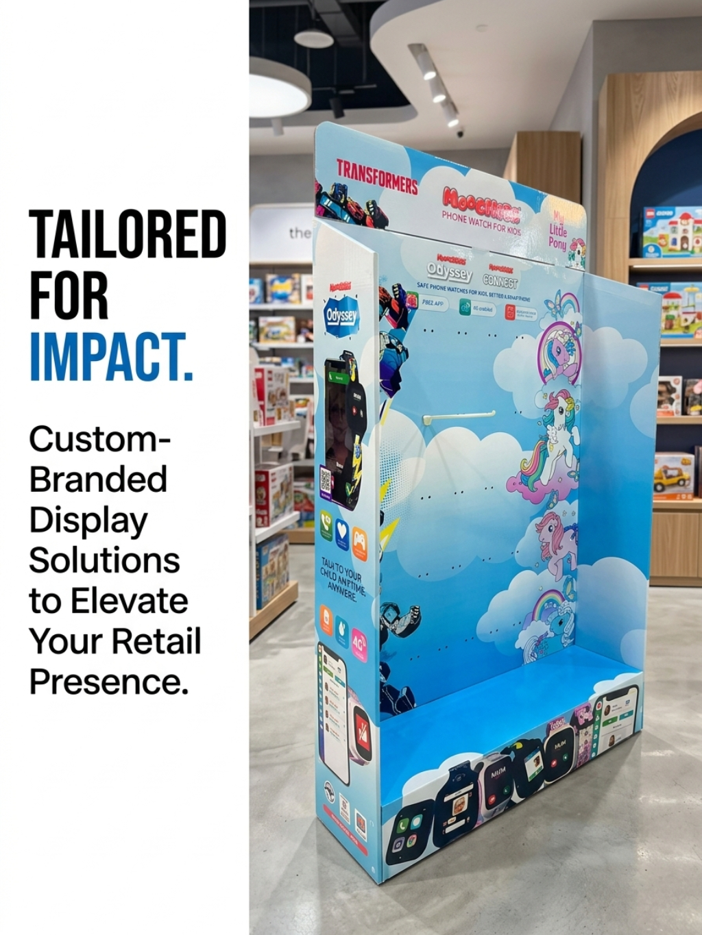 Custom Peg Hook Toy Display Stand