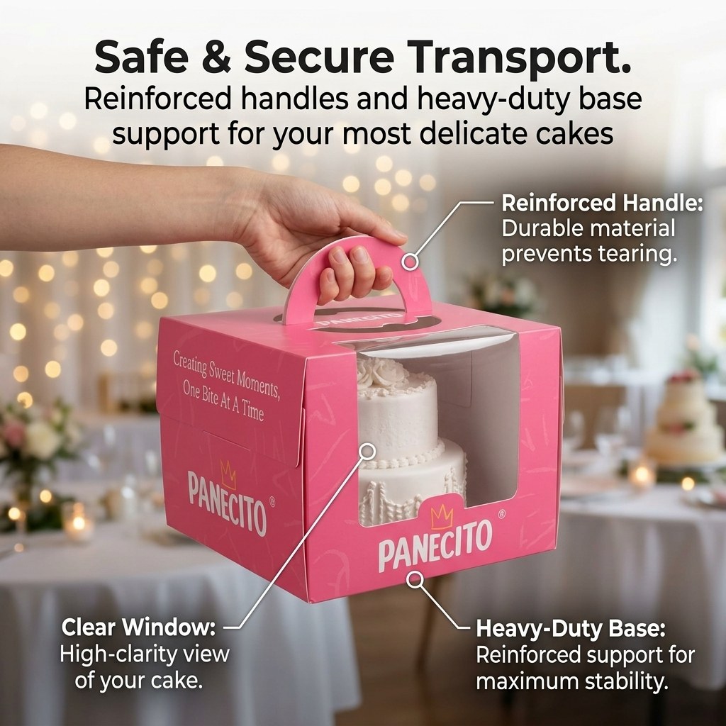 Custom Pink Cookie Box and Dessert Packaging Set