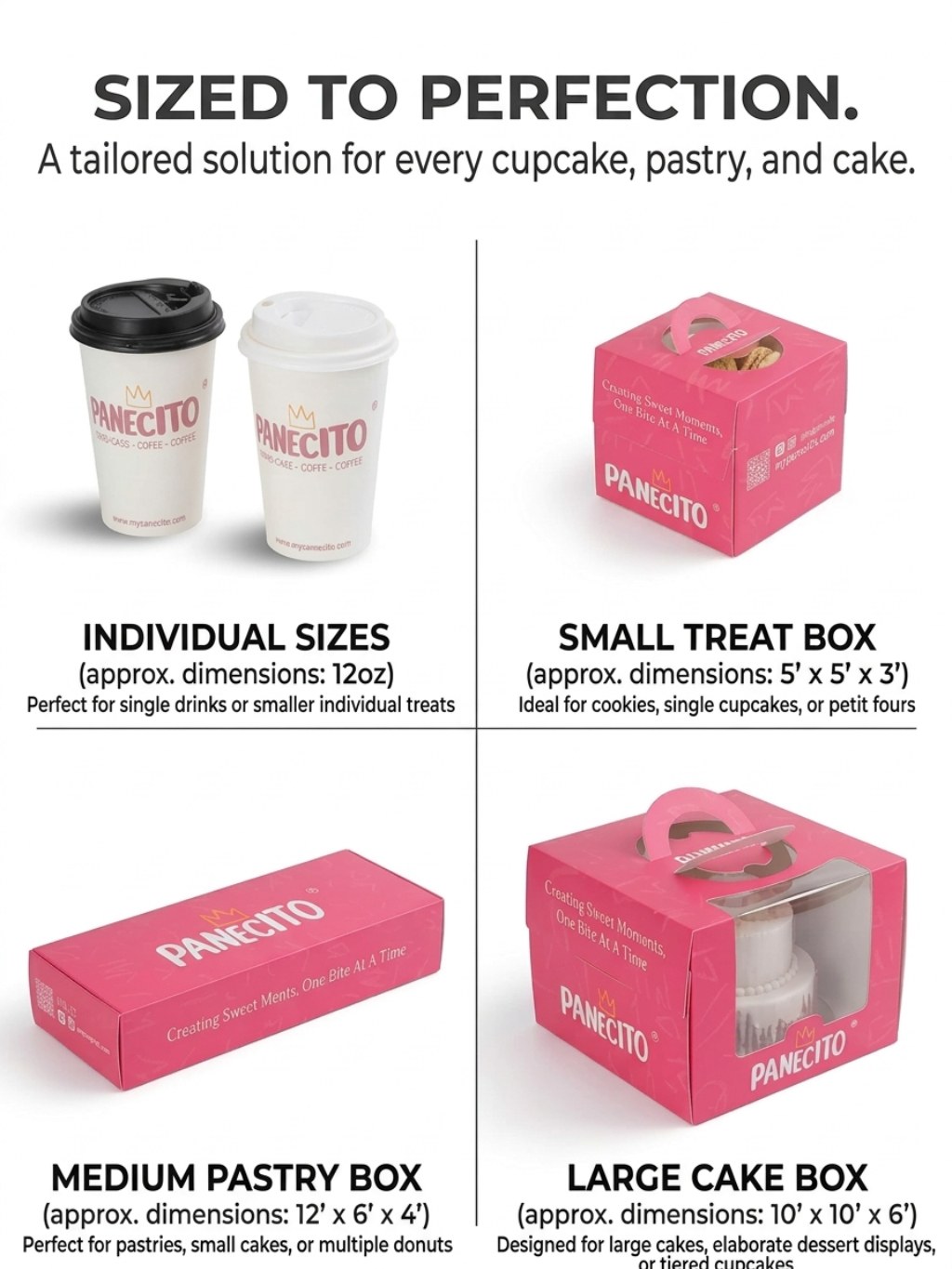 Custom Pink Cookie Box and Dessert Packaging Set