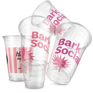 Custom Printed Clear PET Beverage Cup Series