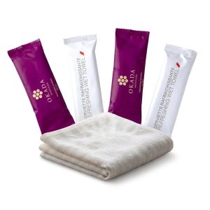 Custom Printed Wet Towels for Catering and Travel