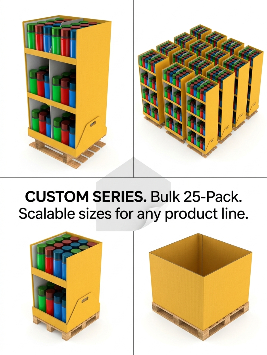 Custom Quarter-Pallet Wing Display