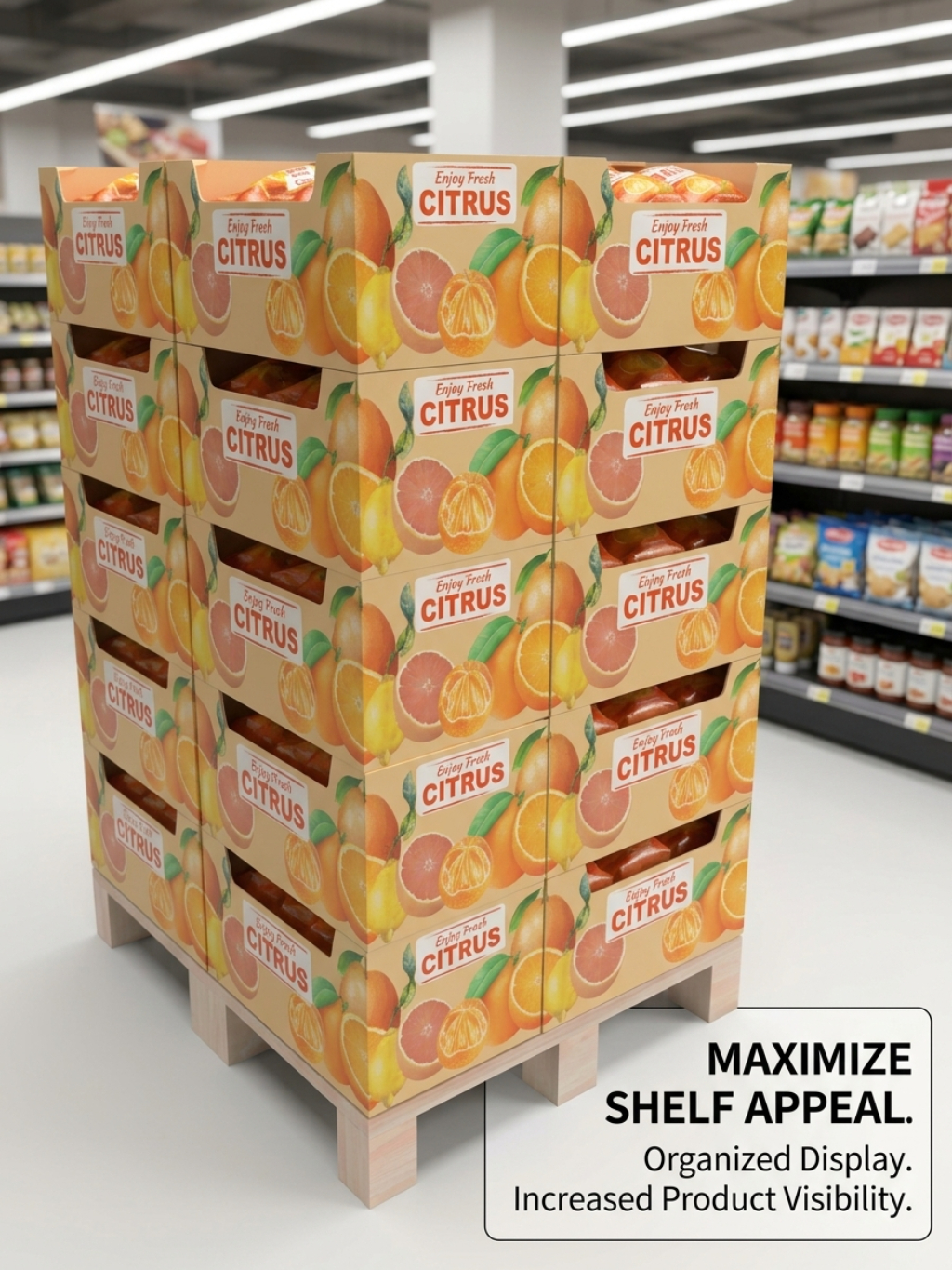 Custom Stackable PDQ Display Trays