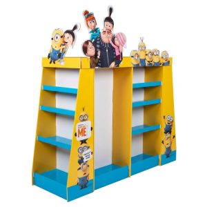 Custom Tiered Cardboard Floor Display Stand