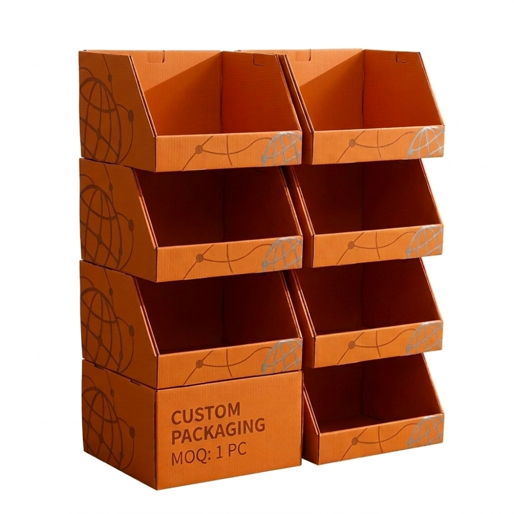 Custom Stackable Retail Dump Bin Display