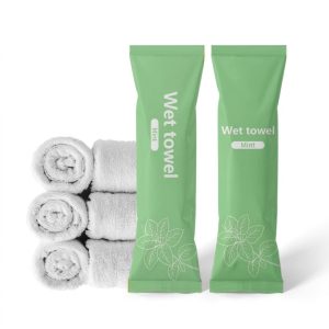 Mint Scent Individually Wrapped Wet Towels