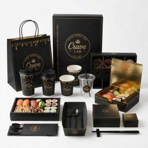 Premium Custom Sushi Takeaway Packaging Box Series